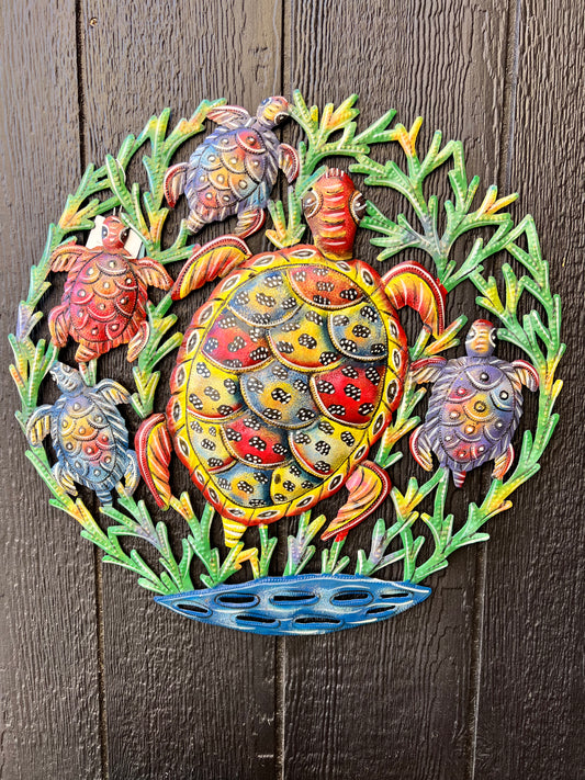 Mama and Baby Turtles