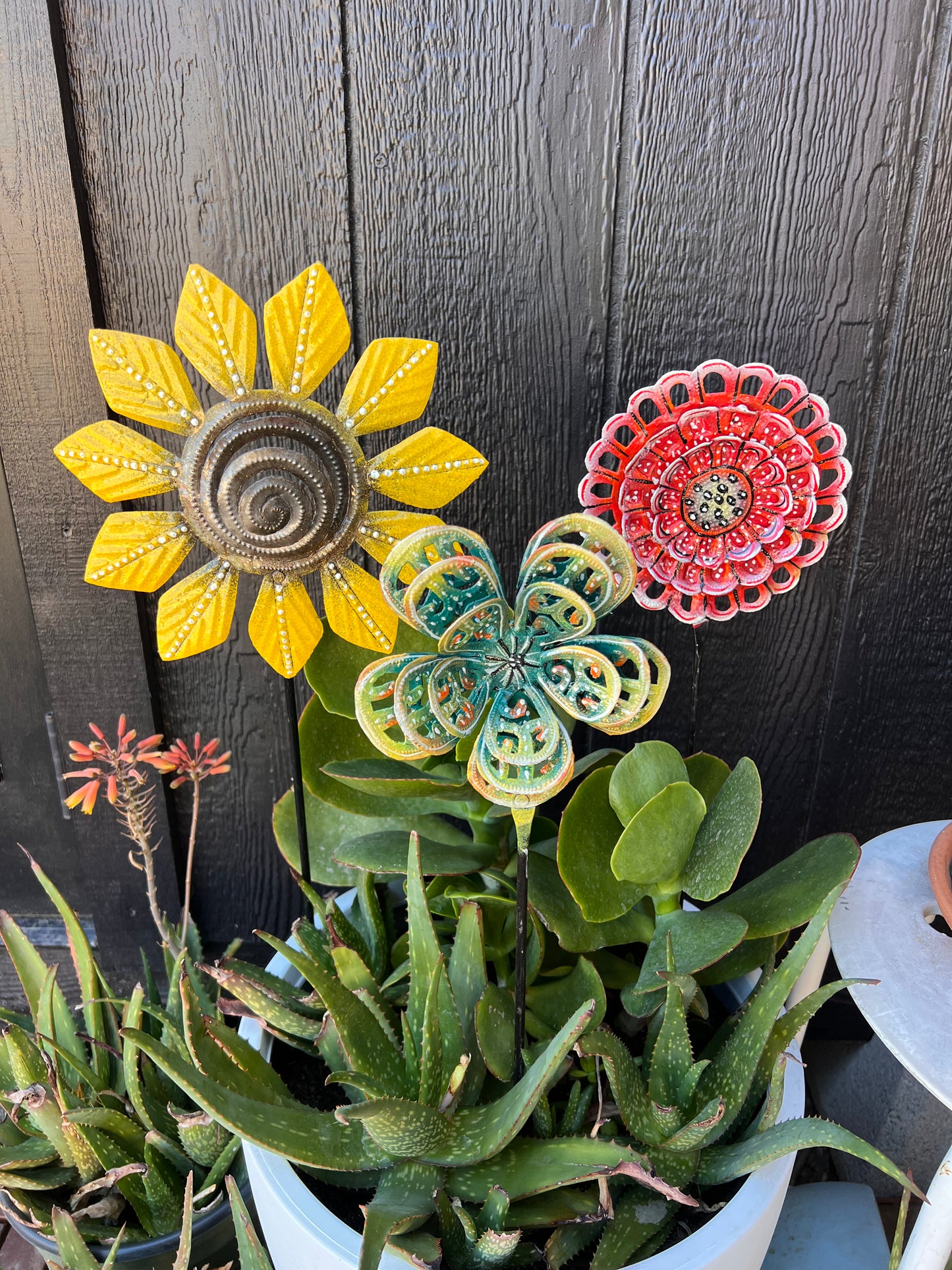 3D Carnation Garden Stake