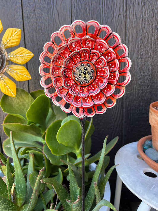 3D Carnation Garden Stake