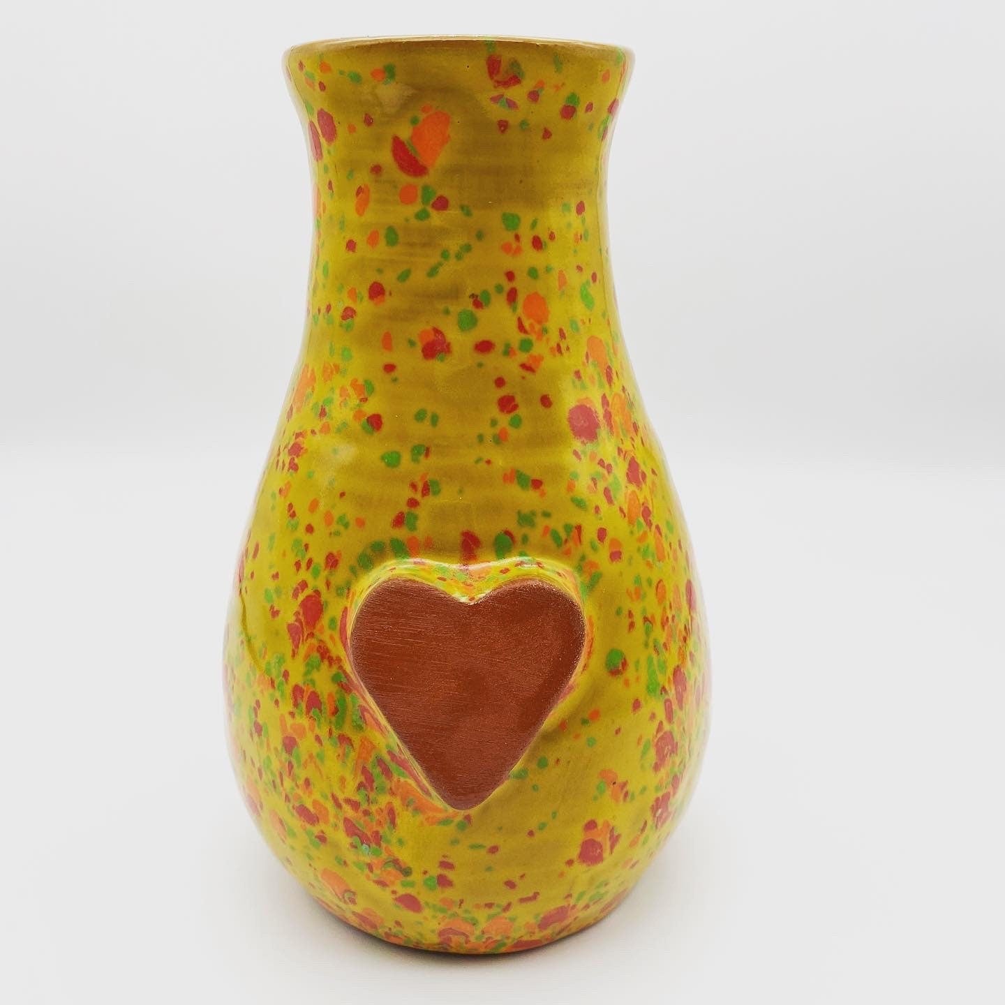 Handmade Ceramic Vase in Yellow