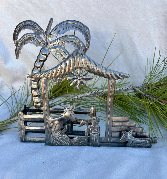 Single Palm Nativity