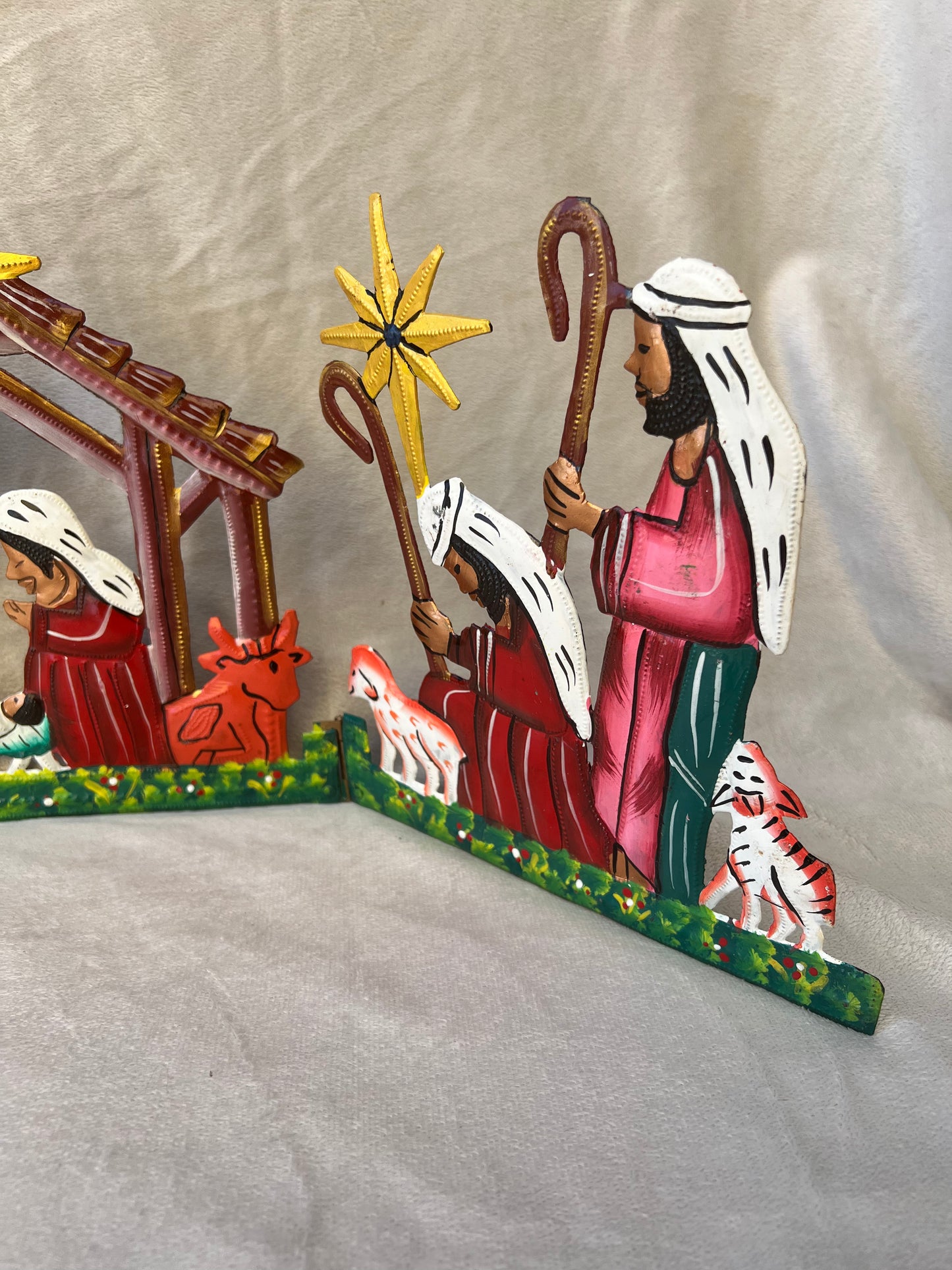 Trifold Painted Nativity